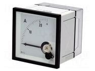 Ammeter; on panel; I DC: 0÷25A; Class: 1.5; DQN; 72x72x58.5mm Gossen Müller & Weigert