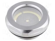 Level indicator; Inspect.hole dia: 32mm; M40; aluminium ELESA+GANTER