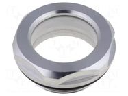 Level indicator; Inspect.hole dia: 32mm; M40; aluminium ELESA+GANTER
