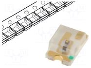LED; red; SMD; 0805; 25÷45mcd; 1.6÷2.4VDC; 2x1.25x0.8mm; 130°; 20mA LUCKYLIGHT