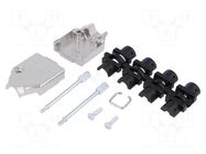Enclosure for connectors: D-Sub; D-Sub 9pin,D-Sub HD 15pin MH CONNECTORS