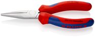 KNIPEX 30 15 140 Long Nose Pliers with multi-component handles chrome-plated 140 mm