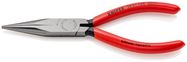 KNIPEX 30 21 160 SB Long Nose Pliers plastic coated black atramentized 160 mm