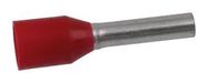 TERMINAL, SINGLE WIRE, 17AWG, RED, PK500