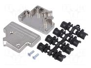 Enclosure for connectors: D-Sub; D-Sub 25pin,D-Sub HD 44pin MH CONNECTORS