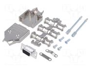 Connector: D-Sub; PIN: 9; plug; female; straight; soldering MH CONNECTORS