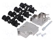 Enclosure for connectors: D-Sub; D-Sub 9pin,D-Sub HD 15pin MH CONNECTORS