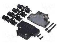 Enclosure for connectors: D-Sub; D-Sub 25pin,D-Sub HD 44pin MH CONNECTORS