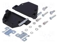 Enclosure for connectors: D-Sub; D-Sub 25pin,D-Sub HD 44pin MH CONNECTORS