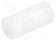 Spacer sleeve; LED; Øout: 5mm; ØLED: 5mm; L: 10.5mm; natural; UL94V-2 FIX&FASTEN