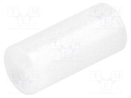 Spacer sleeve; LED; Øout: 5mm; ØLED: 5mm; L: 11mm; natural; UL94V-2 FIX&FASTEN