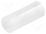 Spacer sleeve; LED; Øout: 4mm; ØLED: 3mm; L: 10mm; natural; UL94V-2 FIX&FASTEN