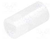 Spacer sleeve; LED; Øout: 4mm; ØLED: 3mm; L: 7.5mm; natural; UL94V-2 FIX&FASTEN