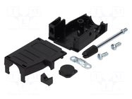 Enclosure for connectors: D-Sub; D-Sub 9pin,D-Sub HD 15pin MH CONNECTORS