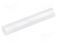 Spacer sleeve; LED; Øout: 4mm; ØLED: 3mm; L: 23mm; natural; UL94V-2 FIX&FASTEN