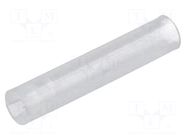Spacer sleeve; LED; Øout: 4mm; ØLED: 3mm; L: 20.5mm; natural; UL94V-2 FIX&FASTEN