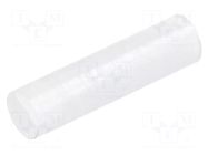 Spacer sleeve; LED; Øout: 4mm; ØLED: 3mm; L: 15.5mm; natural; UL94V-2 FIX&FASTEN