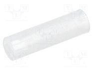 Spacer sleeve; LED; Øout: 4mm; ØLED: 3mm; L: 14mm; natural; UL94V-2 FIX&FASTEN