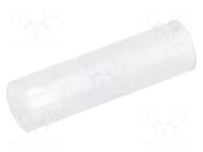 Spacer sleeve; LED; Øout: 4mm; ØLED: 3mm; L: 14mm; natural; UL94V-2 FIX&FASTEN