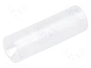 Spacer sleeve; LED; Øout: 4mm; ØLED: 3mm; L: 12mm; natural; UL94V-2 FIX&FASTEN