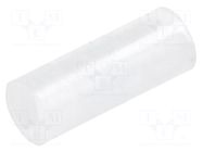 Spacer sleeve; LED; Øout: 4mm; ØLED: 3mm; L: 10.5mm; natural; UL94V-2 FIX&FASTEN