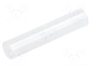 Spacer sleeve; LED; Øout: 5mm; ØLED: 5mm; L: 24mm; natural; UL94V-2 FIX&FASTEN