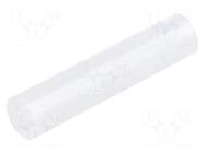 Spacer sleeve; LED; Øout: 5mm; ØLED: 5mm; L: 22.5mm; natural; UL94V-2 FIX&FASTEN