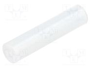 Spacer sleeve; LED; Øout: 5mm; ØLED: 5mm; L: 21.5mm; natural; UL94V-2 FIX&FASTEN