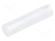 Spacer sleeve; LED; Øout: 5mm; ØLED: 5mm; L: 20.5mm; natural; UL94V-2 FIX&FASTEN