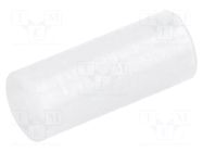 Spacer sleeve; LED; Øout: 5mm; ØLED: 5mm; L: 12mm; natural; UL94V-2 FIX&FASTEN