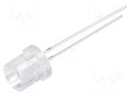 LED; pink; 8mm; 500÷750mcd; 140°; Front: flat; 2.9÷3.6VDC OPTOSUPPLY