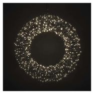 LED Christmas wreath, 480 LED, indoor and outdoor, warm white, EMOS