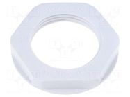 Nut; M25; halogen free; polyamide; UL94V-0; 34mm; grey; Pitch: 1.5 LAPP