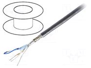 Wire; 2x2x24AWG; RS232,RS422; stranded; Cu; Insulation: PVC; chrome BELDEN