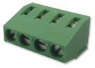 TERMINAL BLOCK, WIRE TO BRD, 4POS, 14AWG