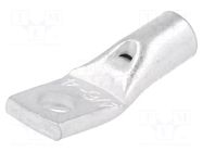 Tip: ring tube; M4; 6mm2; crimped; for cable; tinned; L: 23mm; copper OUNEVA