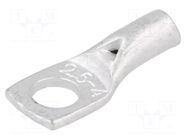 Tip: ring tube; M4; 2.5mm2; crimped; for cable; tinned; L: 17mm OUNEVA