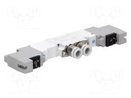 Electromagnetic valve; 2÷7bar; aluminium; HNBR caoutchouc; IP65 SMC