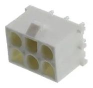 WTB CONN, HEADER, 6POS, 2ROW, 6.35MM