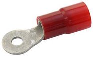 TERMINAL, RING TONGUE, #8, RED, 8AWG