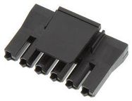 CONNECTOR HOUSING, RCPT, 6POS, 7.5MM
