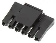 CONNECTOR HOUSING, RCPT, 6POS, 7.5MM