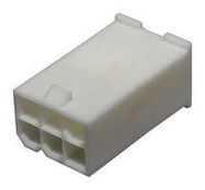 CONNECTOR HOUSING, PLUG, 6POS, 4.2MM