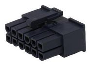 CONNECTOR HOUSING, RCPT, 12POS, 4.2MM