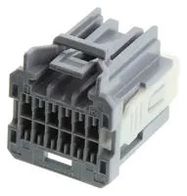 AUTOMOTIVE HOUSING, RCPT, 12POS, 10A