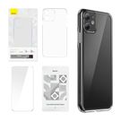 Case Baseus Crystal Series for iPhone 11 (clear) + tempered glass + cleaning kit, Baseus