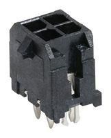 CONNECTOR, HEADER, 4POS, 2ROW, 3MM