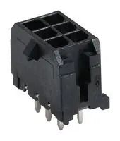WTB CONNECTOR, HEADER, 6POS, 2ROW, 3MM