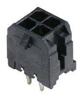 CONNECTOR, HEADER, 4POS, 2ROW, 3MM