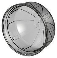 LED LENS, DOME, PC, GREY, 80MM